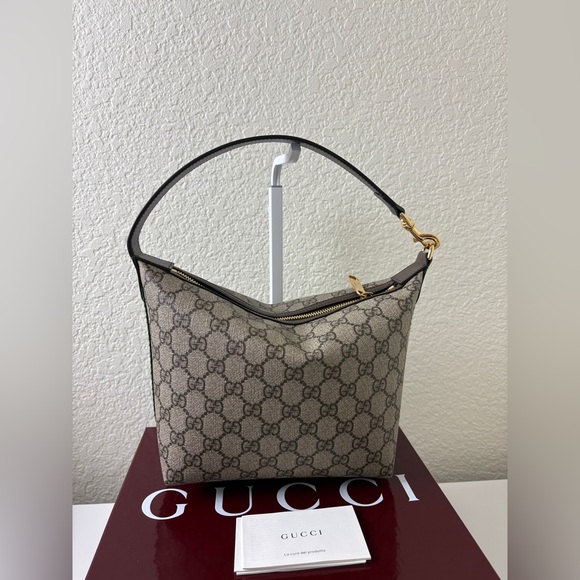 Gucci Ophidia GG Super Mini canvas shoulder bag - Picture 1 of 7